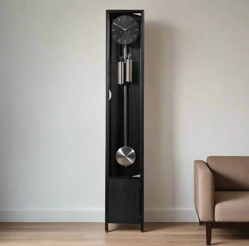 Froxfield floor clock in Black Oak