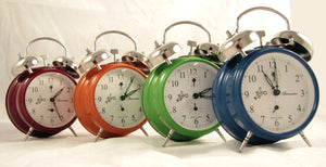 Sternreiter wind-up, double-bell alarm clocks