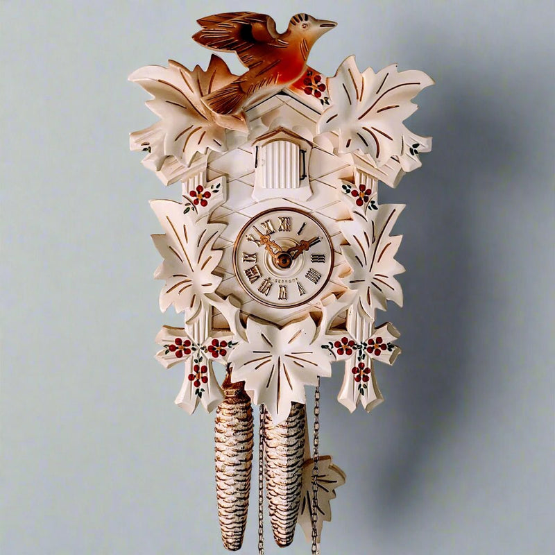 Sternreiter white 1-day cuckoo clock