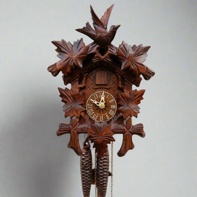 Sternreiter bird and leaf cuckoo clock, 1-day